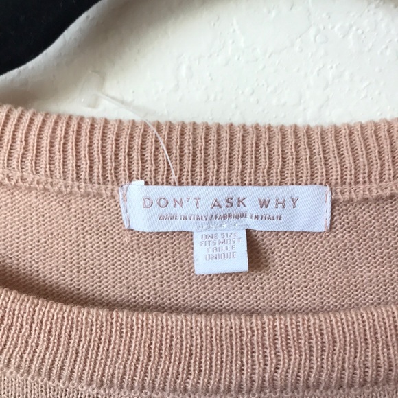 Light pink star sweater - Picture 3 of 4